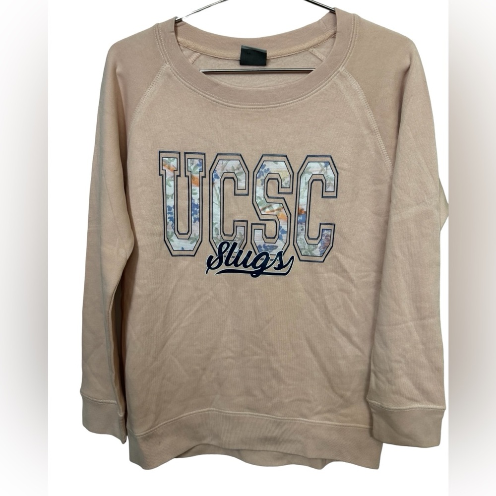 High End Soft University of Santa Cruz Slugs Pink Women’s M Sweatshirt MINTY